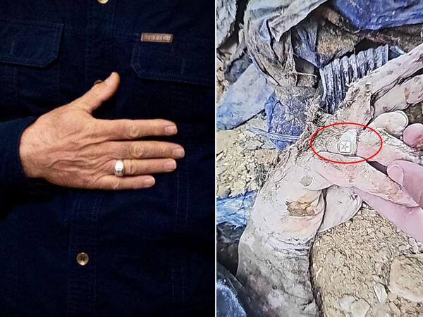 Üzüyündən tanındı - İsrail görüntüləri yaydı - <span class="color_red">FOTO</span>