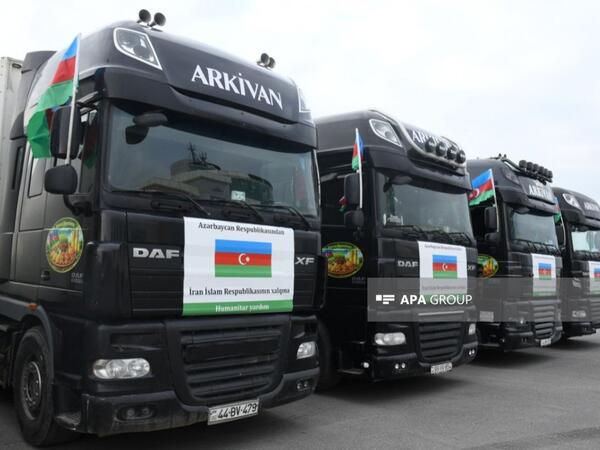 Azərbaycandan İrana növbəti humanitar yardım yola salınır - <span class="color_red">FOTO</span>