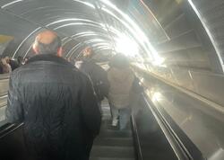 Bakı metrosunda təhlükəli anlar yaşanıb: Eskalator dayandı