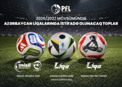 Azərbaycan liqalarında istifadə olunacaq toplar müəyyənləşdi