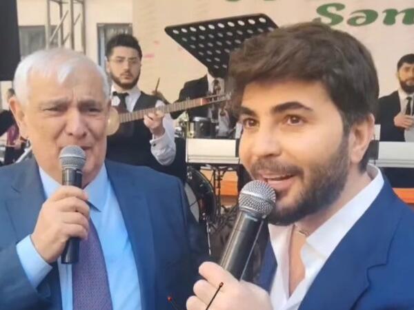 Xalq yazıçısı məşhur müğənni ilə DUET OXUDU - <span class="color_red">VİDEO</span>