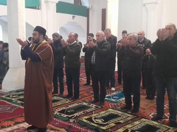 Ağdam Cümə Məscidində bayram namazı qılındı