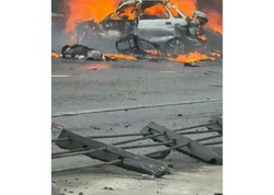 Yanacaqdaşıyan maşının iştirakı ilə ağır QƏZA: 3 nəfər diri-diri yandı - <span class="color_red">FOTO</span>