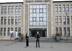 İlham Əliyev Şamaxı Avropa liseyinin yeni binasının açılışında iştirak edib