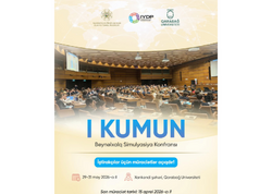 Xankəndidə keçiriləcək KUMUN 2026-da iştirak üçün müraciətlər açıq elan edilir!