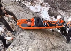 Qəbələdə şəlalənin yanında yıxılaraq yaralandı