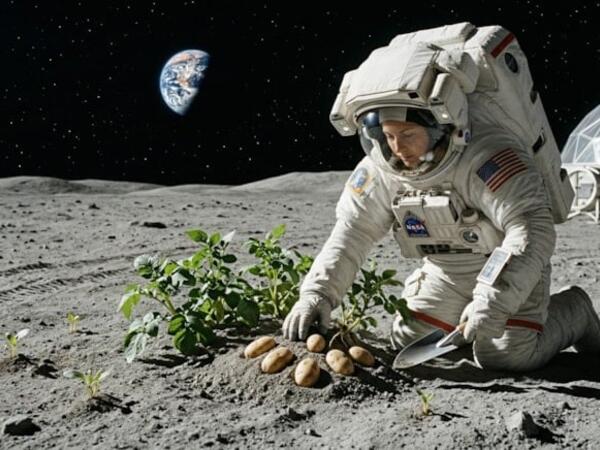 Kartof artıq Ayda yetişəcək - Davamlı kənd təsərrüfatına "kosmik" töhfə