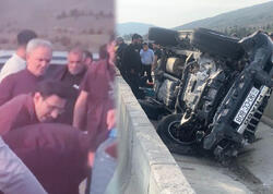 Əflatun Amaşov qəza keçirdi, aşın AŞIB - Oğlundan açıqlama - <span class="color_red">Yenilənib - FOTO</span>