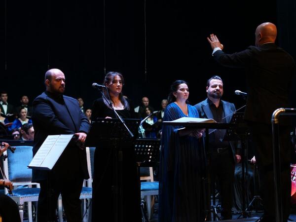 Qastrol proqramı çərçivəsində Gəncədə simfonik orkestrin konserti keçirilib - FOTO