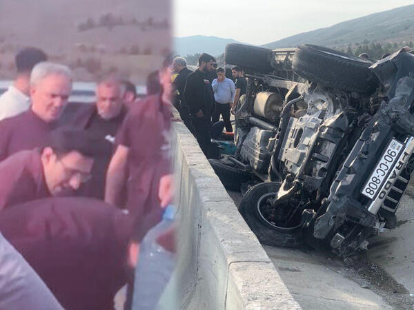 Əflatun Amaşov qəza keçirdi, aşın AŞIB - Oğlundan açıqlama - <span class="color_red">Yenilənib - FOTO</span>