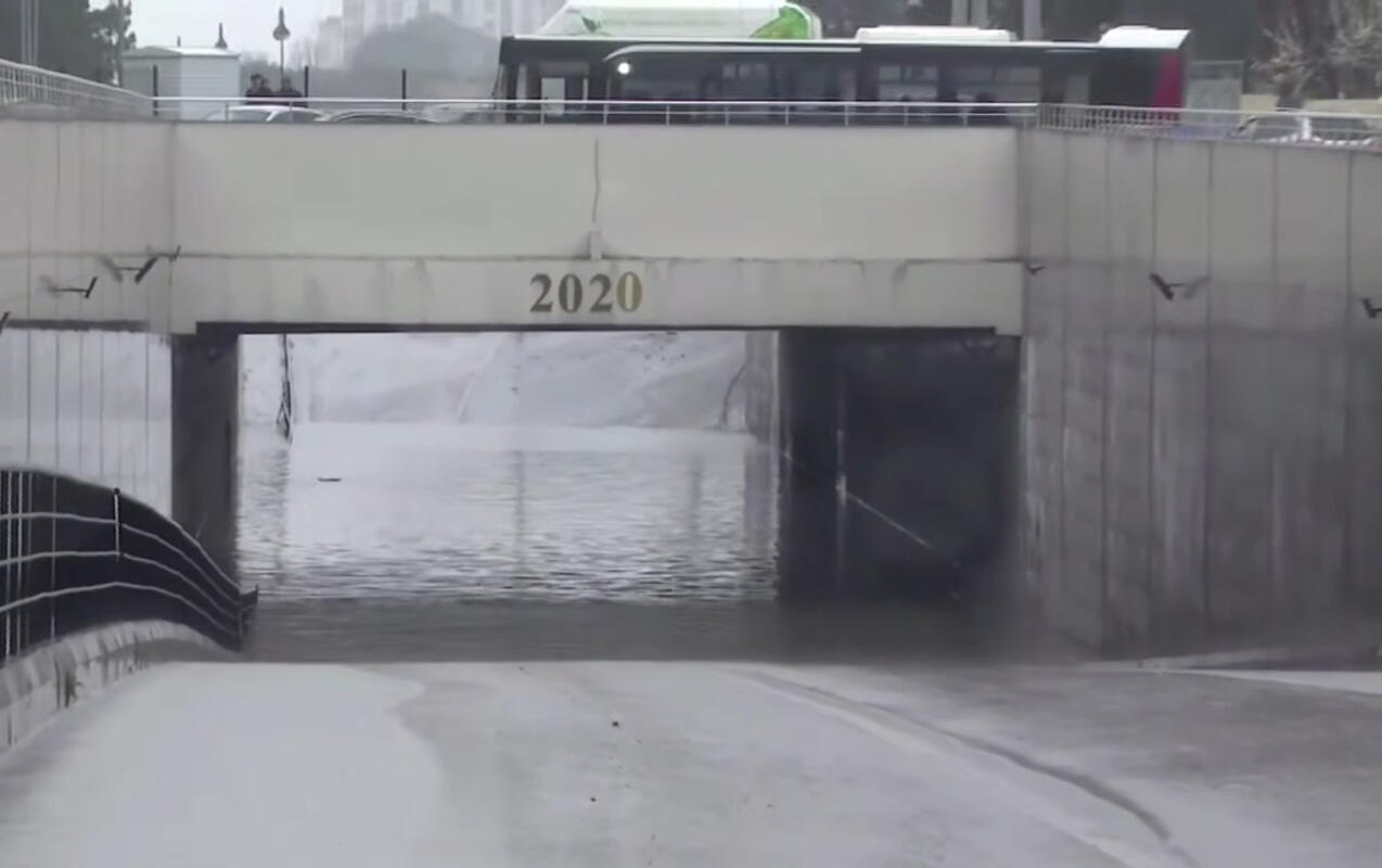 Sabunçu keçidi bağlandı