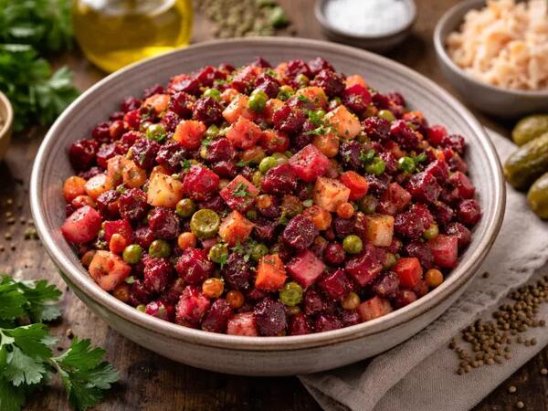 Belə vineqret hələ yeməmisiniz - <span class="color_red">Fərqli resept</span>