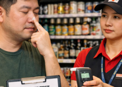 Burada spirtli içki almaq üçün mağazada bu hərəkətləri etməlisiniz