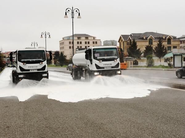 Güclü yağışdan sonra paytaxtda genişmiqyaslı daxili iməclik keçirilib - <span class="color_red">FOTO</span>