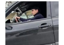 "Prado"nun sürücüsü suyu insanların üstünə sıçratdı - <span class="color_red">VİDEO</span>