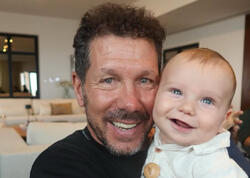 Simeone nəvəsi ilə - <span class="color_red">FOTO</span>