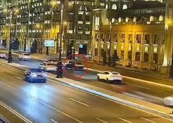 Heydər Əliyev prospektində qəza - <span class="color_red">ANBAAN VİDEO</span>