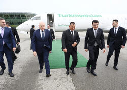 Türkmənistanın Nazirlər Kabineti sədrinin müavini Azərbaycana səfərə gəlib - <span class="color_red">FOTO</span>