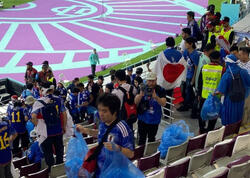 Yaponiyalı azarkeşlərdən nümunəvi davranış