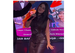 Efir qadağasında olan Qumralın bu görüntüsü MÜZAKİRƏ YARATDI - <span class="color_red">VİDEO</span>