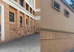 Nizami Kino Mərkəzinin divarını cızma-qara edənlər TUTULDU