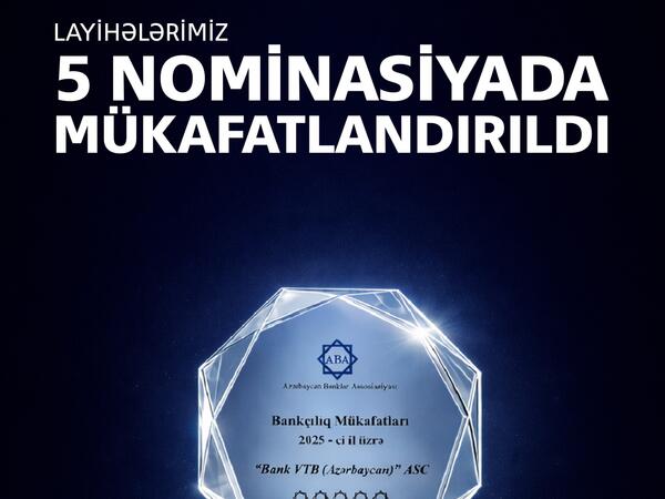 VTB (Azərbaycan) ABA tərəfindən mükafatlandırıldı