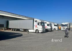 Prezident İlham Əliyevin tapşırığı ilə İrana növbəti humanitar yardım yola salınır - <span class="color_red">FOTO</span>