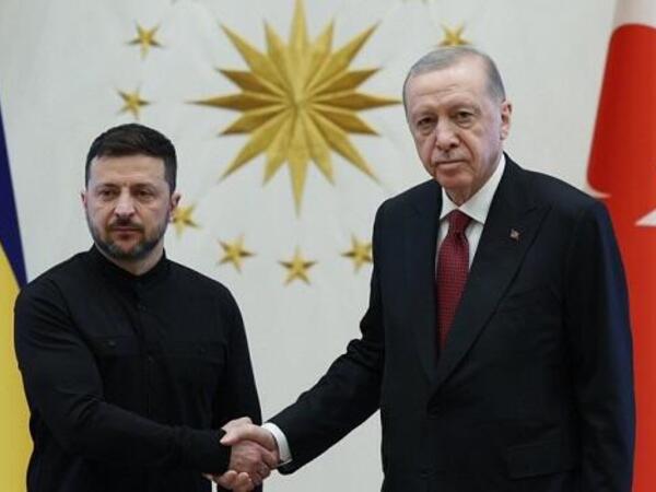 Ərdoğanla Zelenski arasında görüş başladı