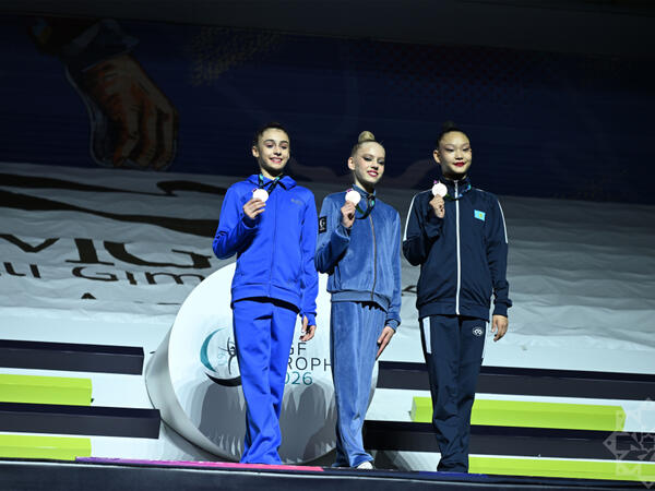 Azərbaycan gimnastı “AGF Trophy” turnirində gümüş medal qazanıb - <span class="color_red">FOTO</span>