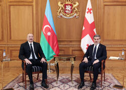 İlham Əliyevin Mixeil Kavelaşvili ilə təkbətək görüşü olub - FOTO