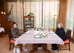 Mehriban Əliyevanın şərəfinə lanç verilib - <span class="color_red">FOTO</span>