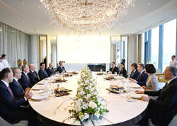 Tbilisidə İlham Əliyevin şərəfinə lanç verilib - <span class="color_red">FOTO</span>