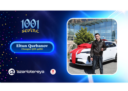 Şəmkirli 22 yaşlı gənc “1001 Sevinc”dən avtomobil qazandı