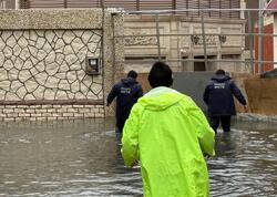 Bakıda yağışın fəsadları aradan qaldırılır - <span class="color_red">FOTO</span>