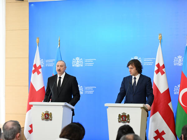 Prezident: Gürcüstanla tarixi əlaqələrimiz dövlətlərarası əlaqələr üçün möhkəm zəmindir