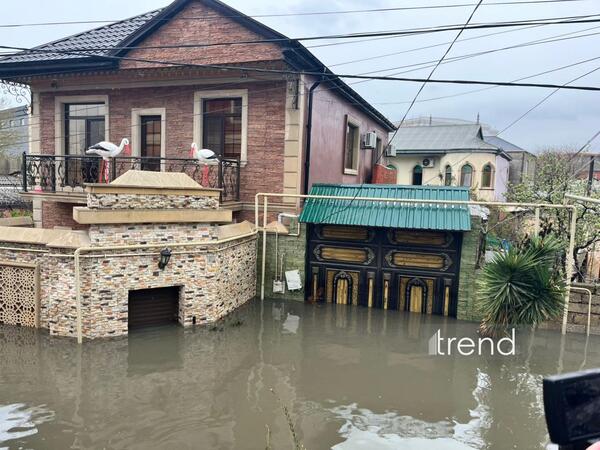 Keşlədə su basan ərazilərdə son vəziyyət - <span class="color_red">VİDEO - FOTO</span>