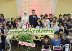 Türkiyədə qeyri-adi toy: "Qızıl yox, kimsəsiz uşaq gətirin" - <span class="color_red">VİDEO</span>