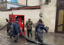 Yağışların yaratdığı fəsadlar aradan qaldırılır - VİDEO - FOTO