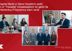 "Kapital Bank"ın İdarə Heyətinin sədri  onlarla görüş keçirdi