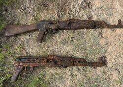 Su kanalında odlu silahlar tapıldı