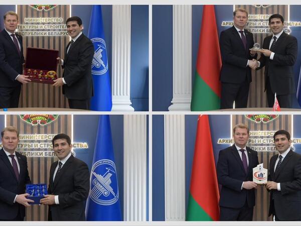 Azərbaycan və Belarus tikinti sahəsində əməkdaşlığı genişləndirir - <span class="color_red">FOTO</span>