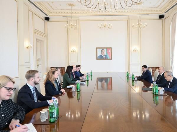 Prezident İlham Əliyev Litvanın Baş nazirini qəbul edib - FOTO