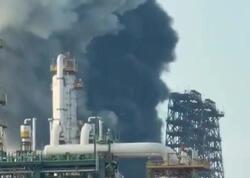 Meksikada neft zavodunda güclü YANĞIN - <span class="color_red">VİDEO</span>