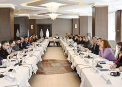 Qəbələdə Azərbaycan və Ermənistan arasında dəyirmi masa keçirilib - <span class="color_red">FOTO</span>