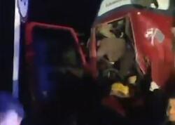 Sumqayıtda ağır QƏZA: Sürücü avtomobildə sıxılı vəziyyətdə qaldı - <span class="color_red">VİDEO</span>