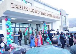 Zəfərin işığında qurulan təhsil: Laçının Zabux kəndində yeni məktəb - <span class="color_red">FOTO</span>