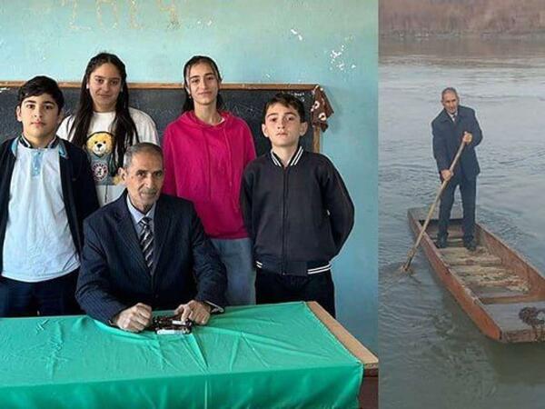 Azərbaycanda müəllim 33 ildir dərsə görün necə gedib-gəlir - <span class="color_red">VİDEO</span>