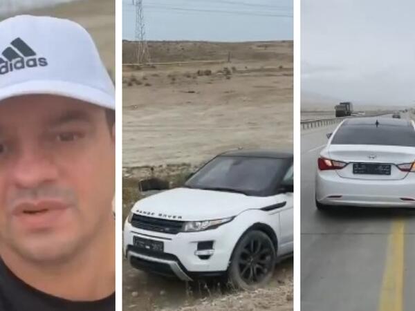 Ata Abdullayev qəzaya DÜŞDÜ - VİDEO