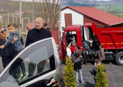 Prezident İlham Əliyev balaca Ayazın ailəsinə “Kamaz” hədiyyə etdi - <span class="color_red">VİDEO - FOTO</span>