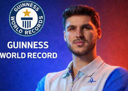Azərbaycanlı stolüstü tennisçi "Ginnesin Rekordlar Kitabı"na düşüb